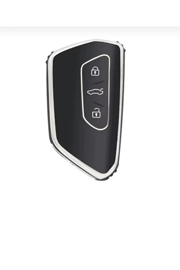For Wv Golf 8 2021+ Caddy 2021+ Tiguan 2024 Leon Cupra Nano Key Case Cover Black Silver Color