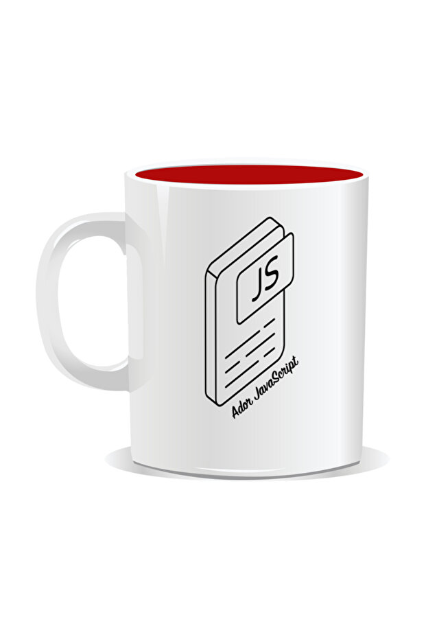 Personalized mug with messages for programmers, I love JavaScript - 2