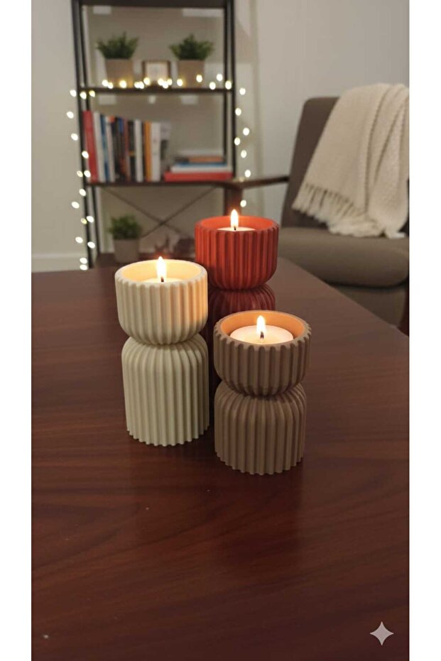 ALBA 3'lü mumluk seti - 1