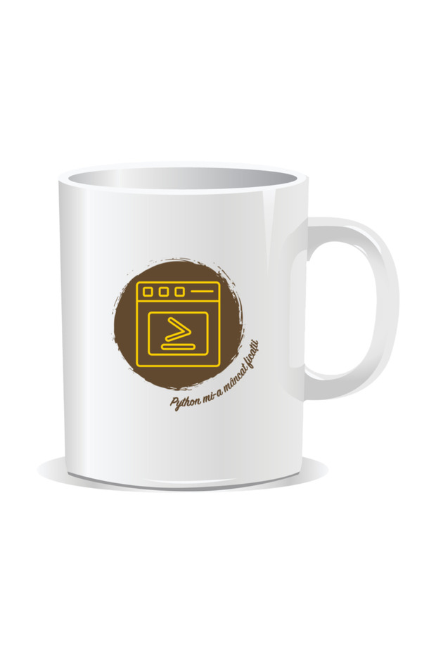 Personalized mug with messages for programmers, Python ate my liver - 1