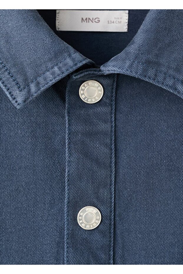 Kısa denim elbise - 3