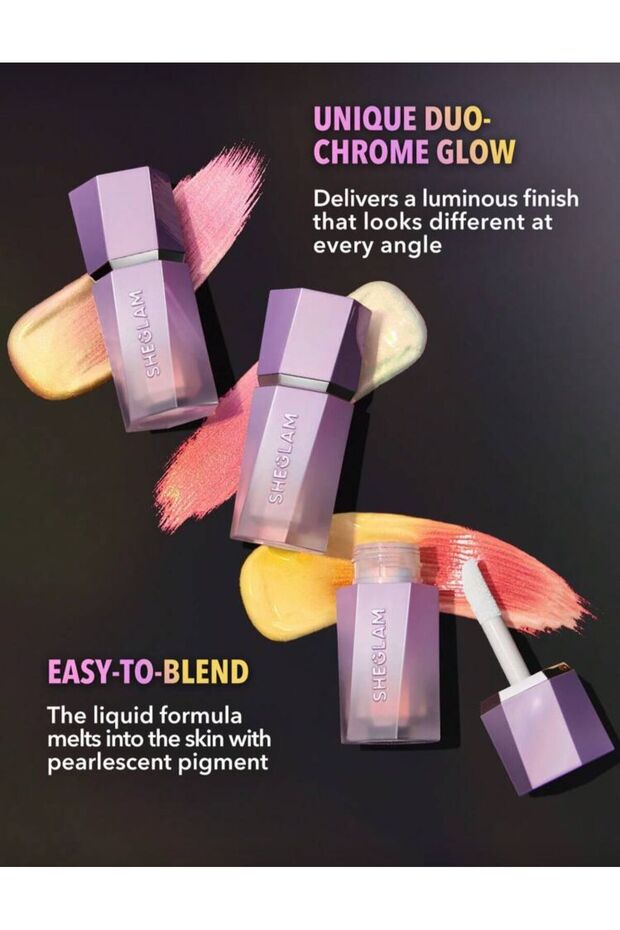 Chroma-Glow Bloom Liquid Highlighter - 3