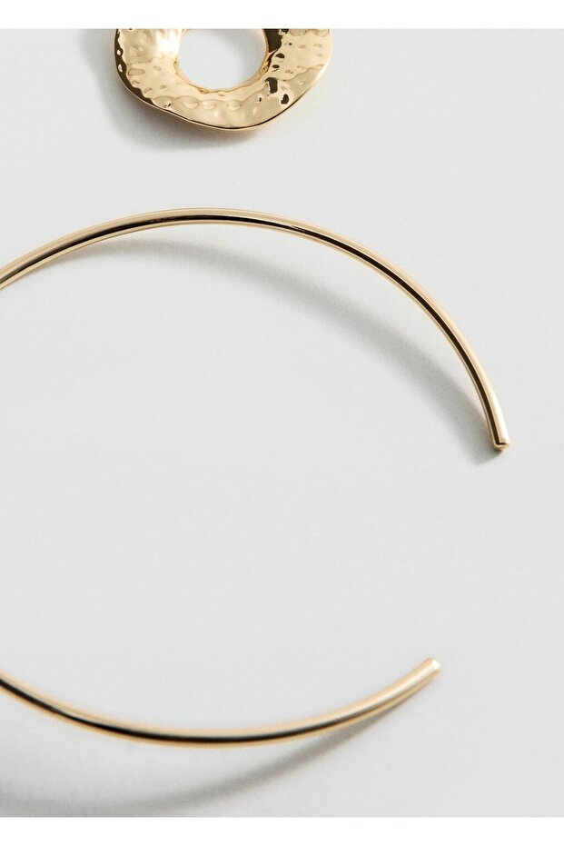 Halka tasarımlı sert kolye - 3