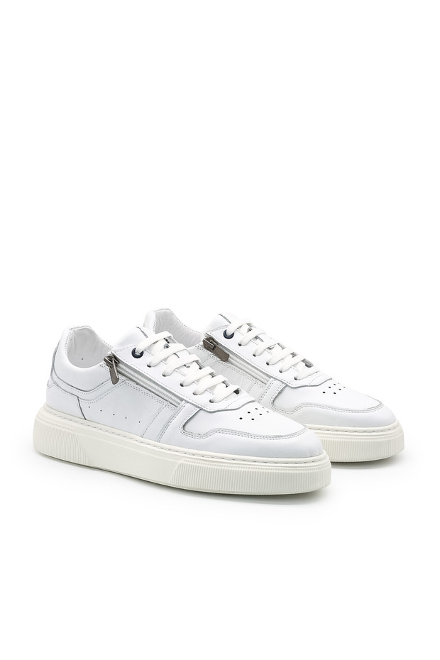 Genuine Leather Men's Casual Shoes - Cowhide Lining & Lightweight Eva Sole