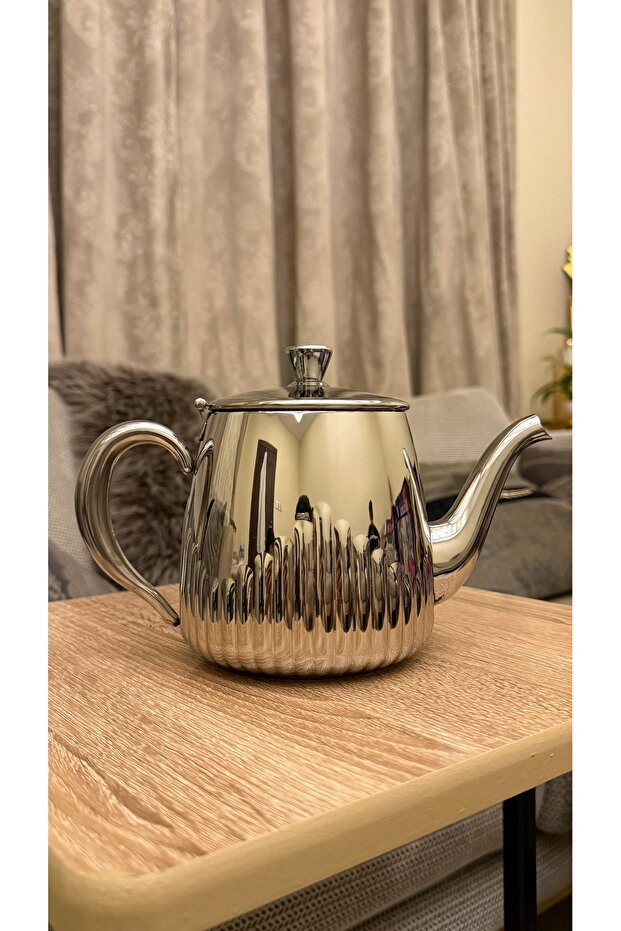 أبريق شاي او قهوة فضي - 3