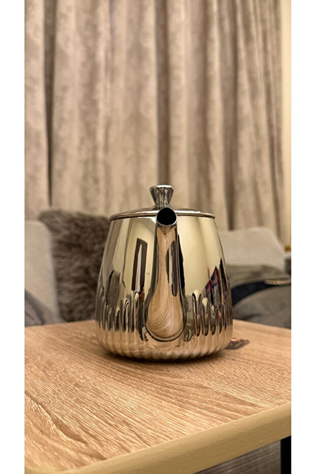 أبريق شاي او قهوة فضي - 5