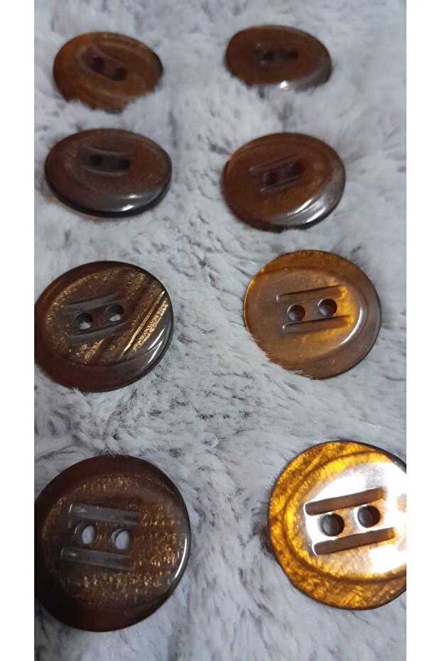 Polyester Button 35 Size 25 mm 8 Pieces