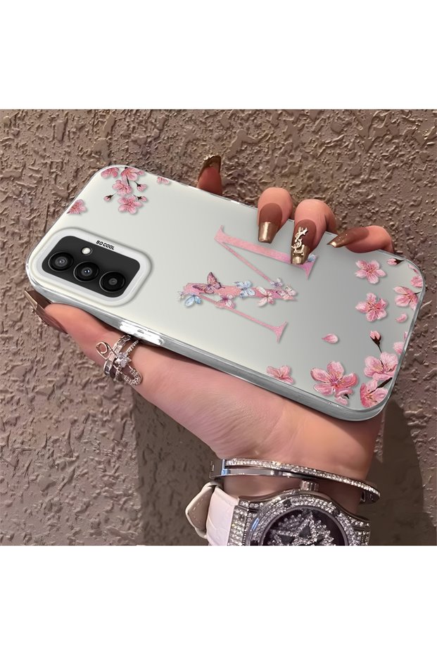 Samsung Galaxy M13 Compatible Silicone Edge Hard Back Anti-Fall Phone Case with Mama Pattern