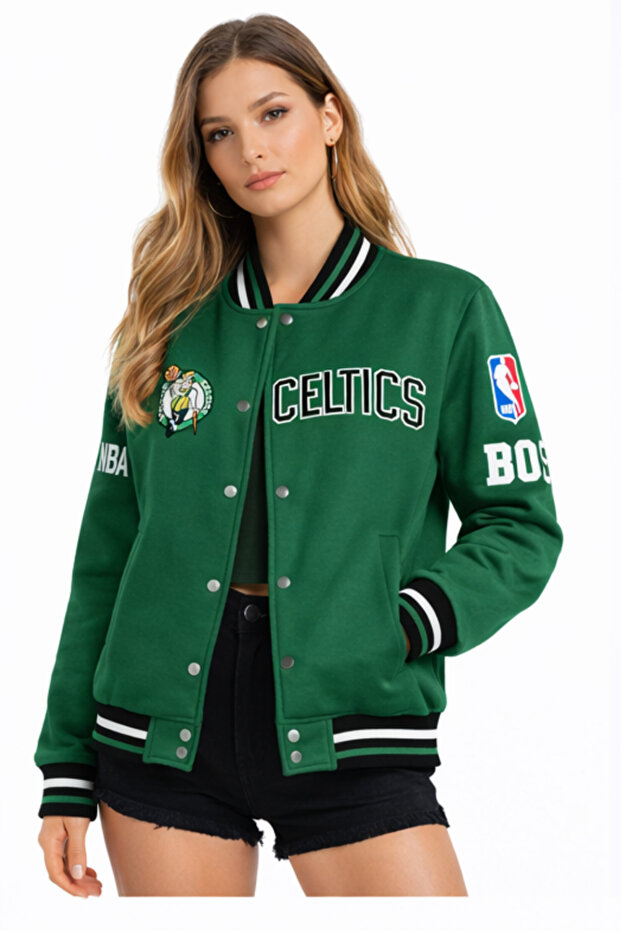 Unisex Embroidered College Jacket