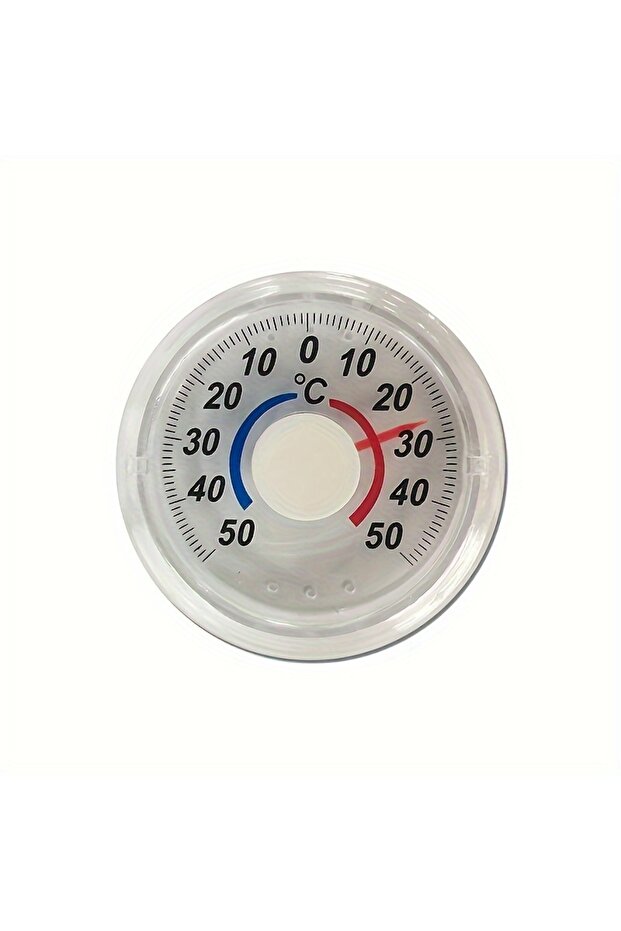 Round No Battery Dial Thermometer Indoor Outdoor Window Wall Mount -50C to 50C Temperature Gauge Gif