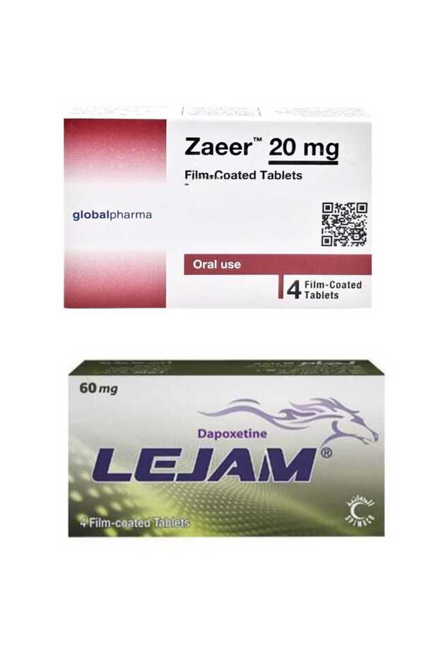 ZAEER 20 MG 4S AND LEJAM 60 MG 4S COMBO PACK