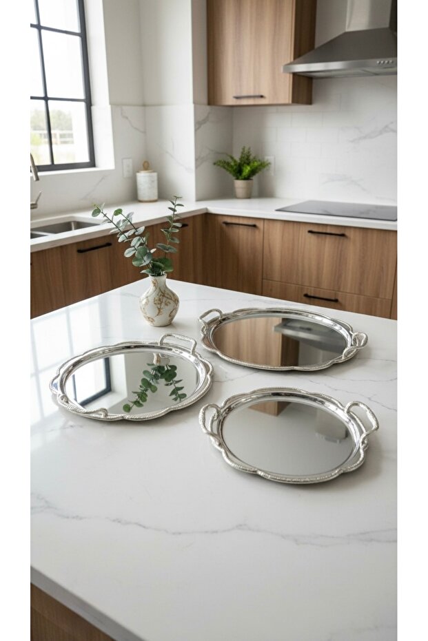 Multi-purpose serving tray set - 2