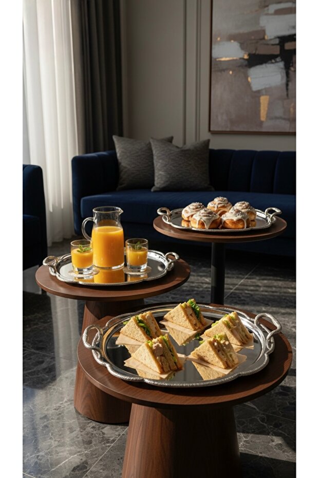 Multi-purpose serving tray set - 3