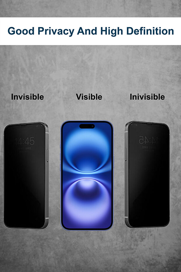واقي شاشة الخصوصية من السيراميك غير اللامع لهاتف آيفون 16 من آبل - 3