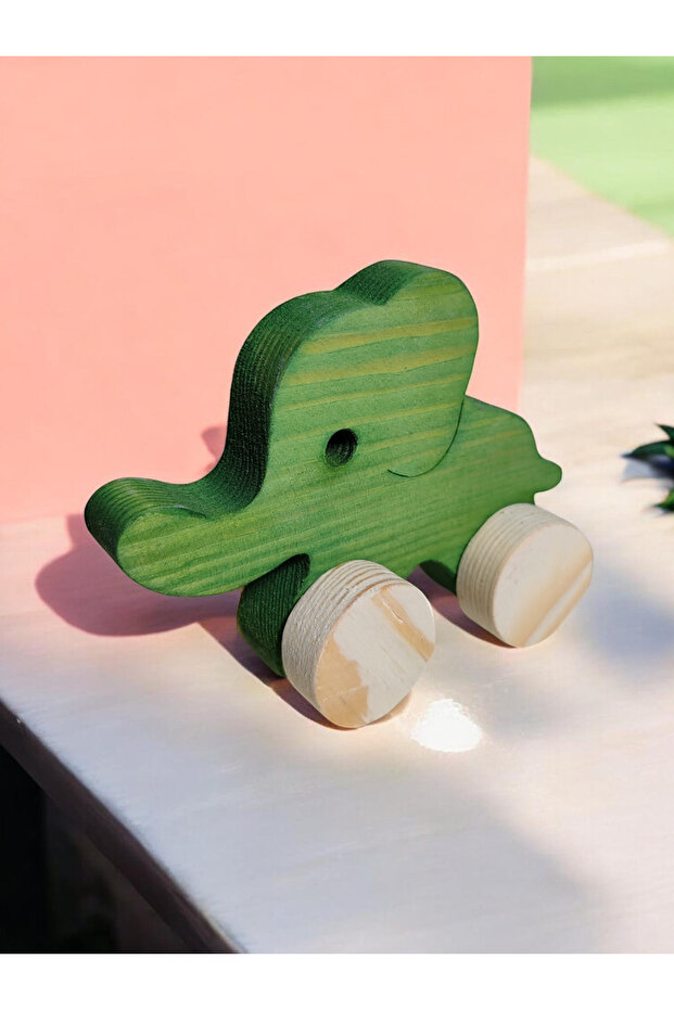 Wooden Toy Elephant Natural Handmade Toy