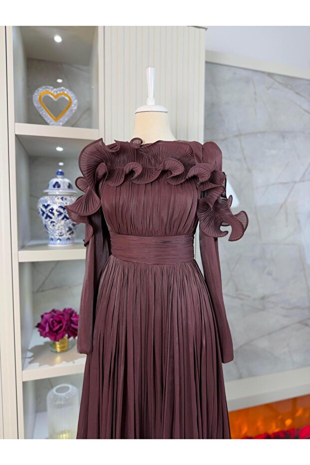 Ruby Abiye Kahve - 3