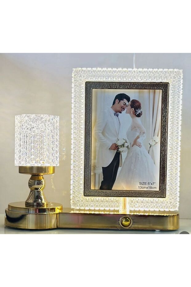 LED Photo Frame Rectangular Mirror Type