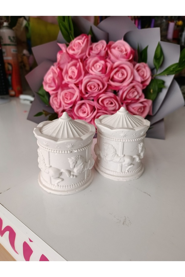 Atlı karınca alçı kutu - 1