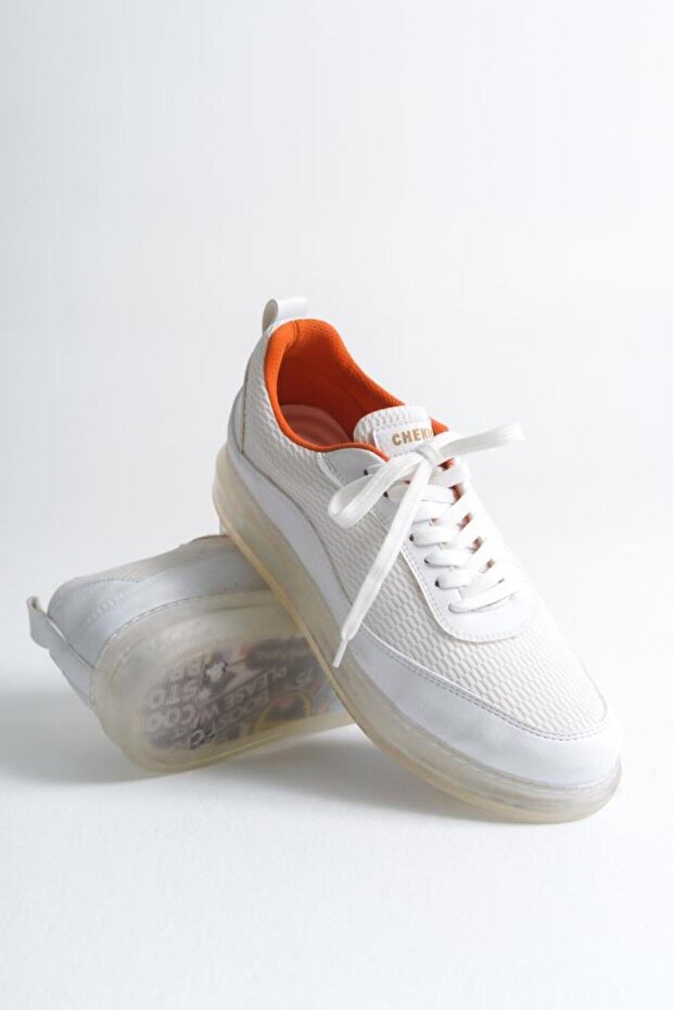CH181 RRT İpekyol Men's Shoes WHITE - ORANGE