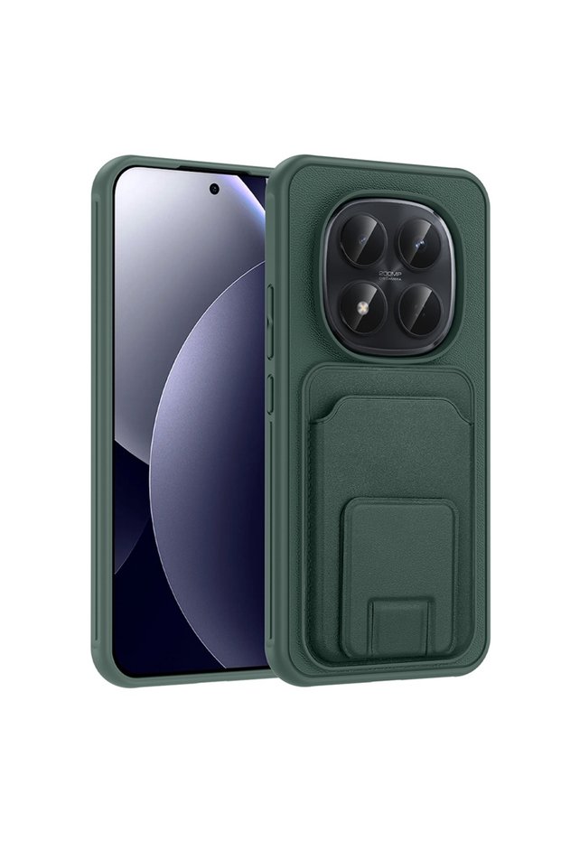 Redmi Note 15 Pro 5g Case with Camera Protrusion, Extra Stand, Card Holder, Wallet, and Leather Design Cover