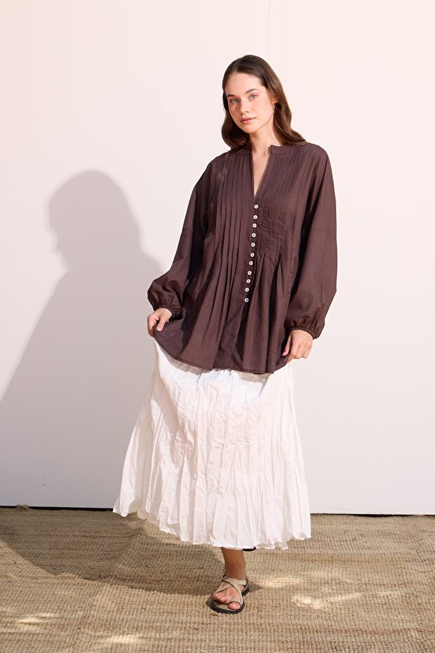 NERVÜRLÜ VUAL GÖMLEK - 4