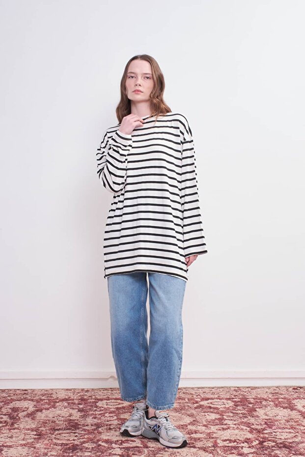 Pamuklu Basic ML Sweatshirt - 1