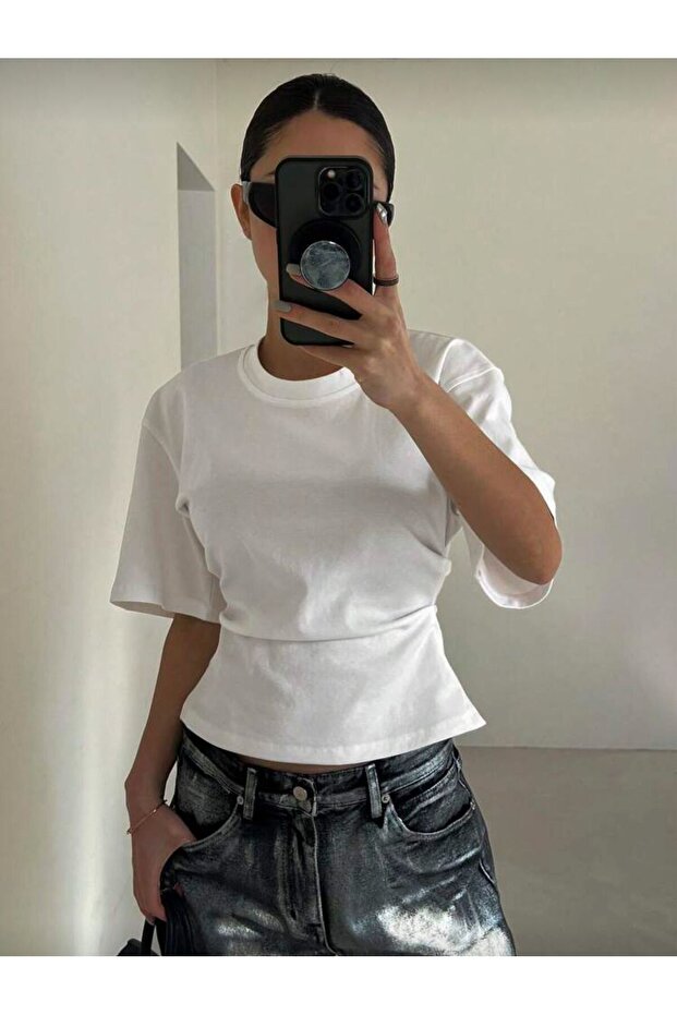 CHIC YIRTMAÇ DETAYLI BLUZ - 7