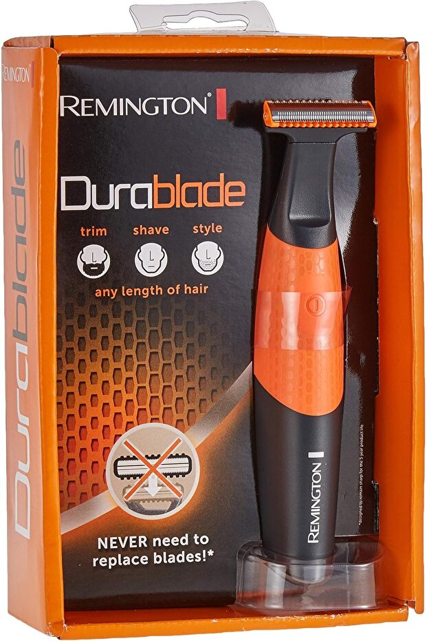 ماكينة حلاقة وتشذيب الشعر Durablade، مقاومة للماء بنسبة 100%، تصميم مريح مع كابل USB - MB010