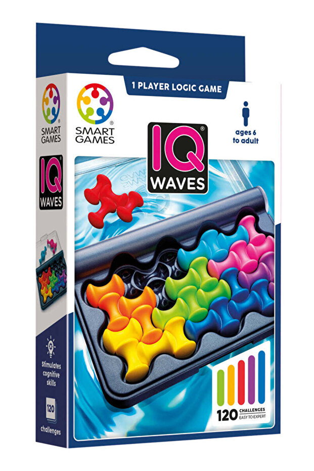 Smart Games IQ Waves — Compact Puzzle Game