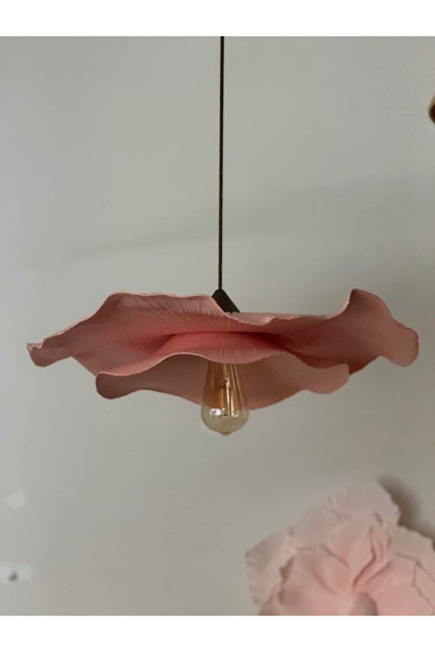 Pembe Modern Avf İki Katlı Sarkıt Avize - 4