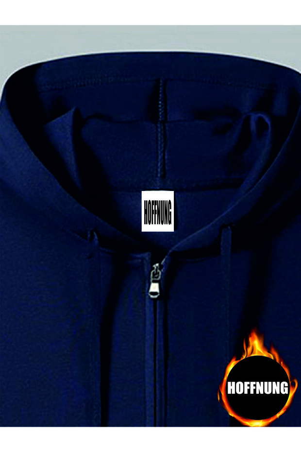 سترة زيب سبايدر منقوشة بخيطين كبيرة الحجم باللون الأسود - 7