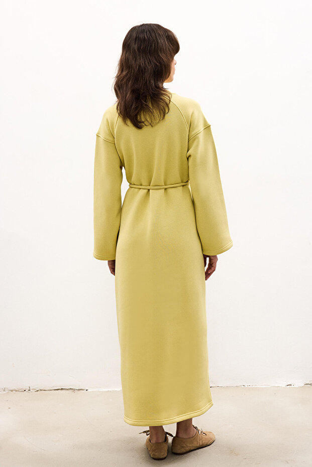 REGLAN KOL ÖRME ELBİSE - 5