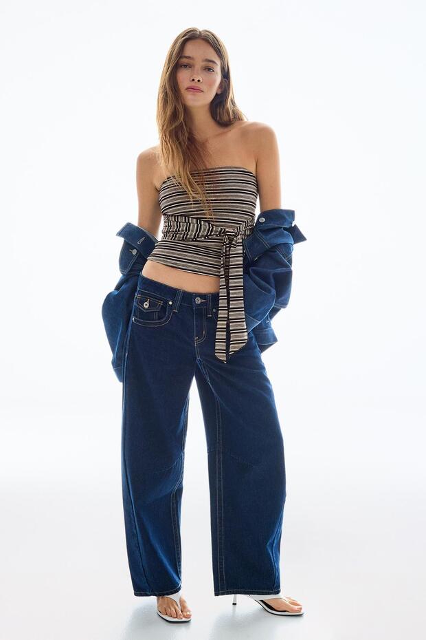 Kravatlı bandeau üst - 5