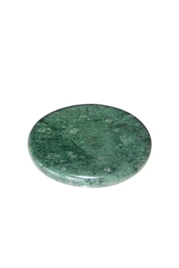 Green marble board, 25cm Dia and 2cm thick
