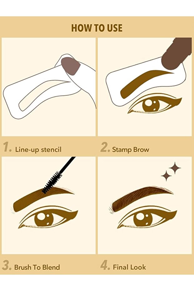 Genius eyebrow stamp -choclate - 2