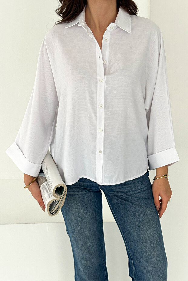 Oversize Buttoned Shirt – Classic - 6