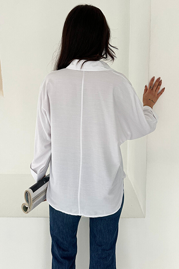 Oversize Buttoned Shirt – Classic - 7