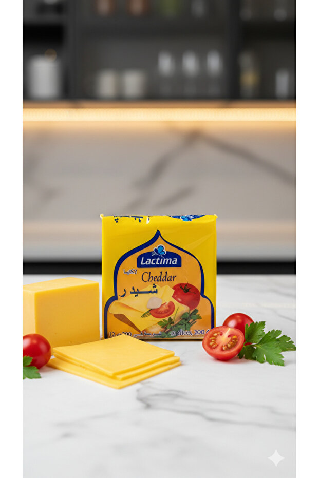 Cheddar Processed Cheese Slices