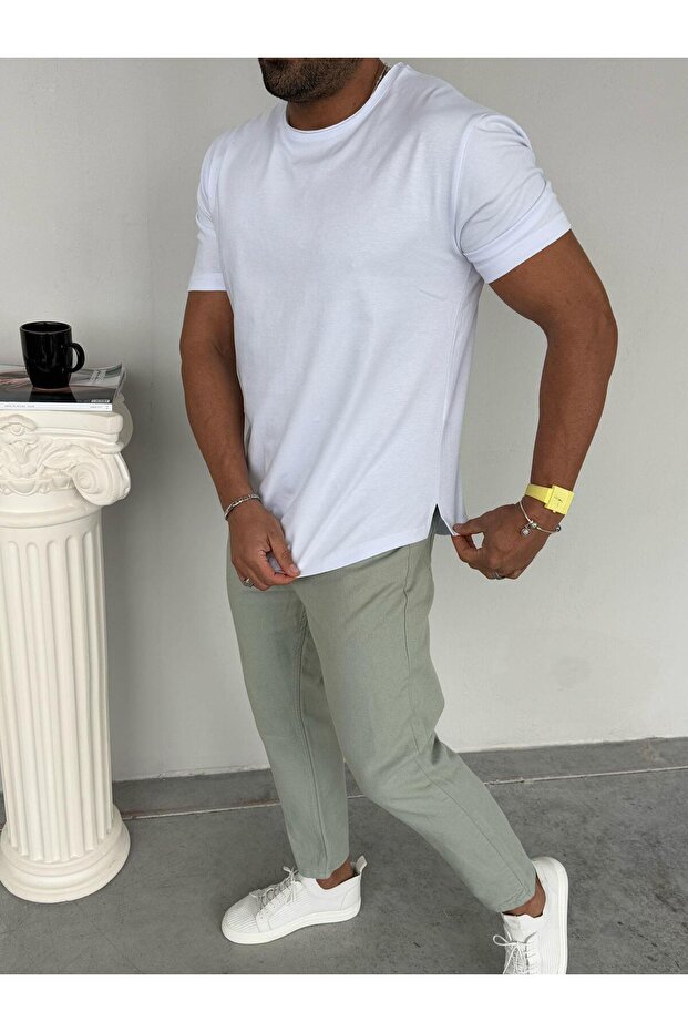 Basic Bro T-Shirt Beyaz - 2