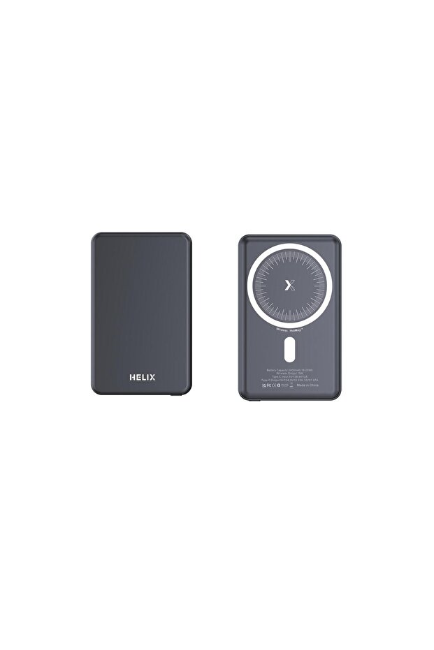Heli Mag-5 5000mAh MagSafe Wireless Charging Power Bank Ultra Slim 2 in 1