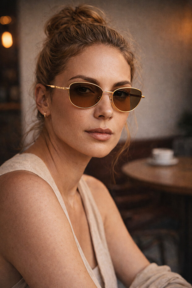 Sora Metal Cateye Women's Sunglasses