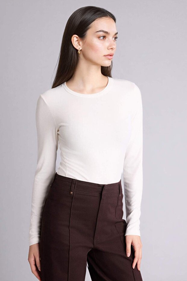 Slim Fit Basic Tişört G8729AX26SP - 4