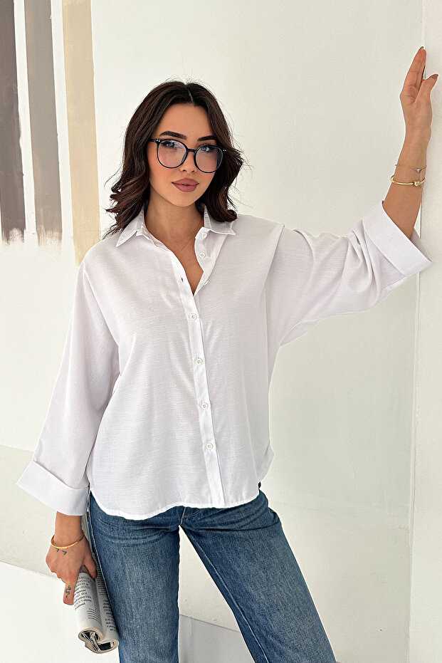Oversize Buttoned Shirt – Classic - 3