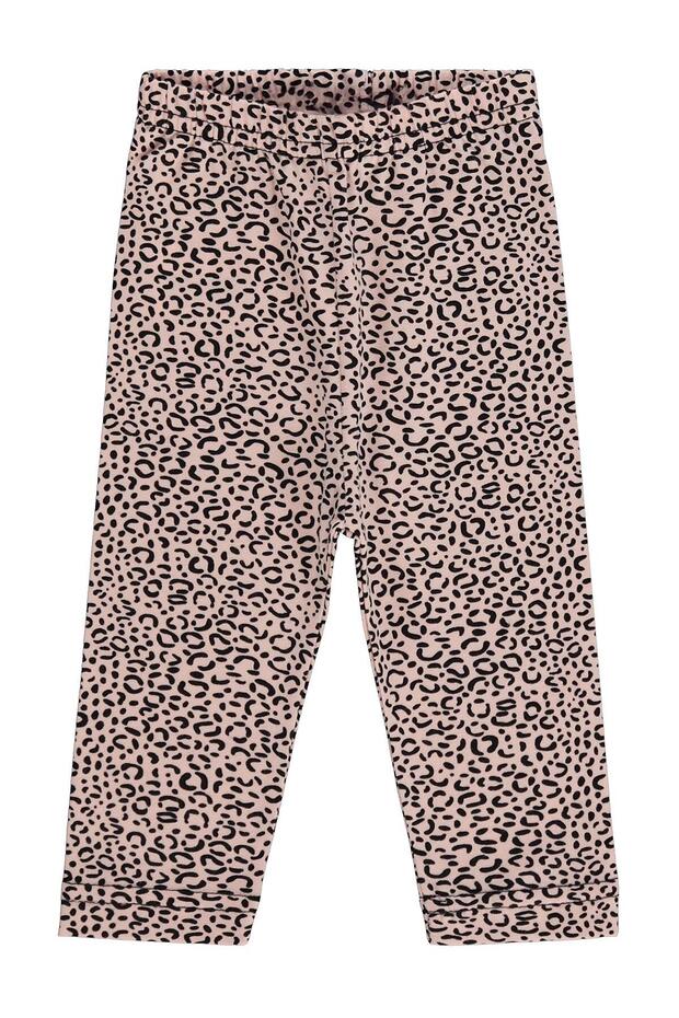 Leopard Print Tights 6-18 Months - Black 6-9 Months