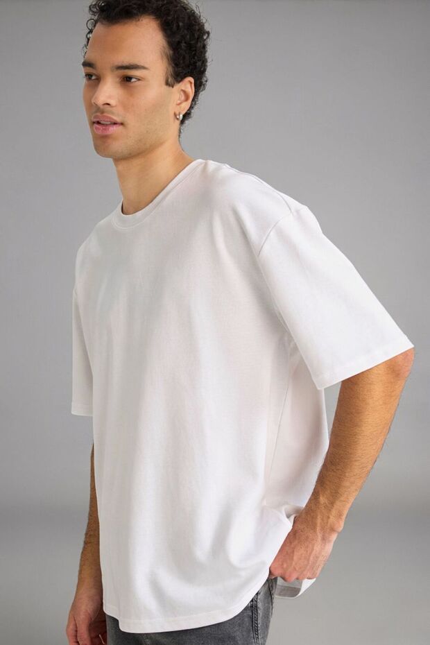 Anti-Wrinkle Cotton Breathable Oversize T-Shirt X3926Az26Sp