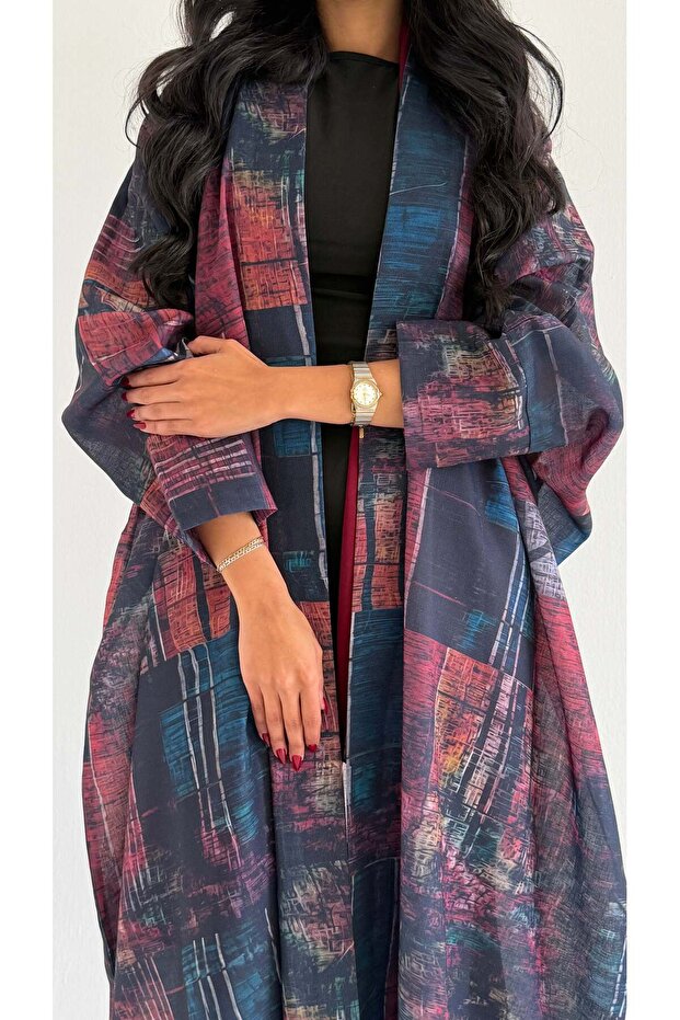 MWT1077 - عباية طباعة | Printed Abaya