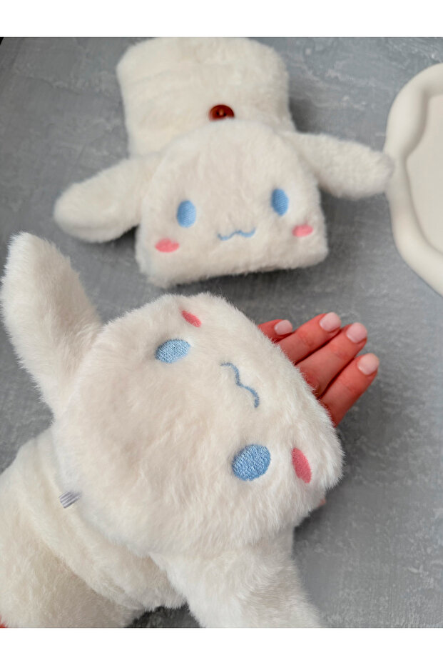 Sevimli Peluş Eldiven - 1