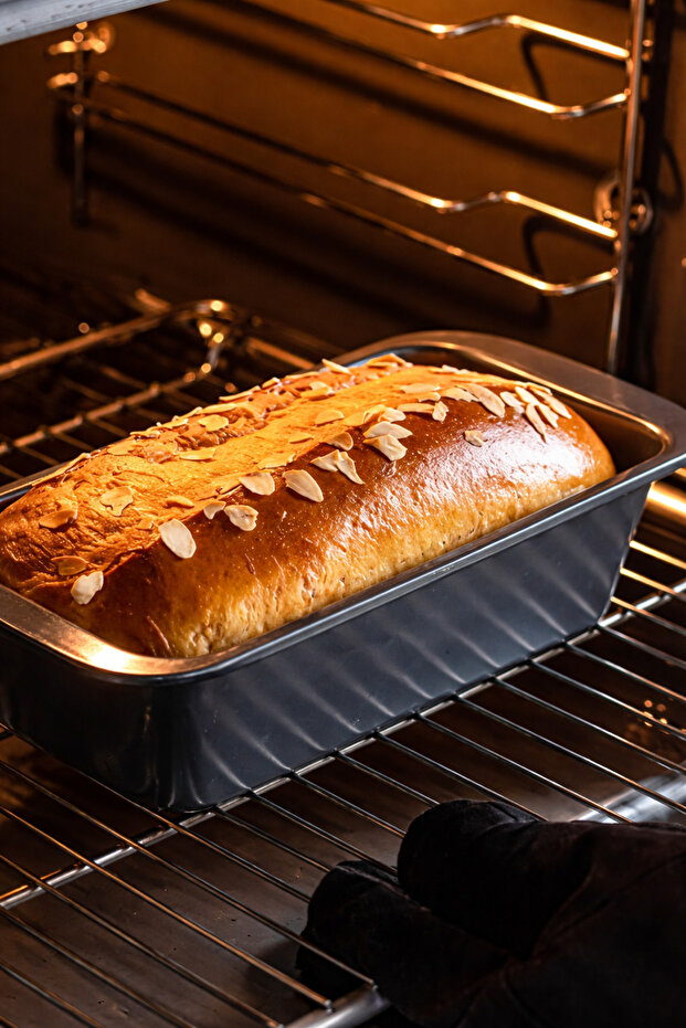 Teflon Rectangular Cake Mold Bread Mold - 1