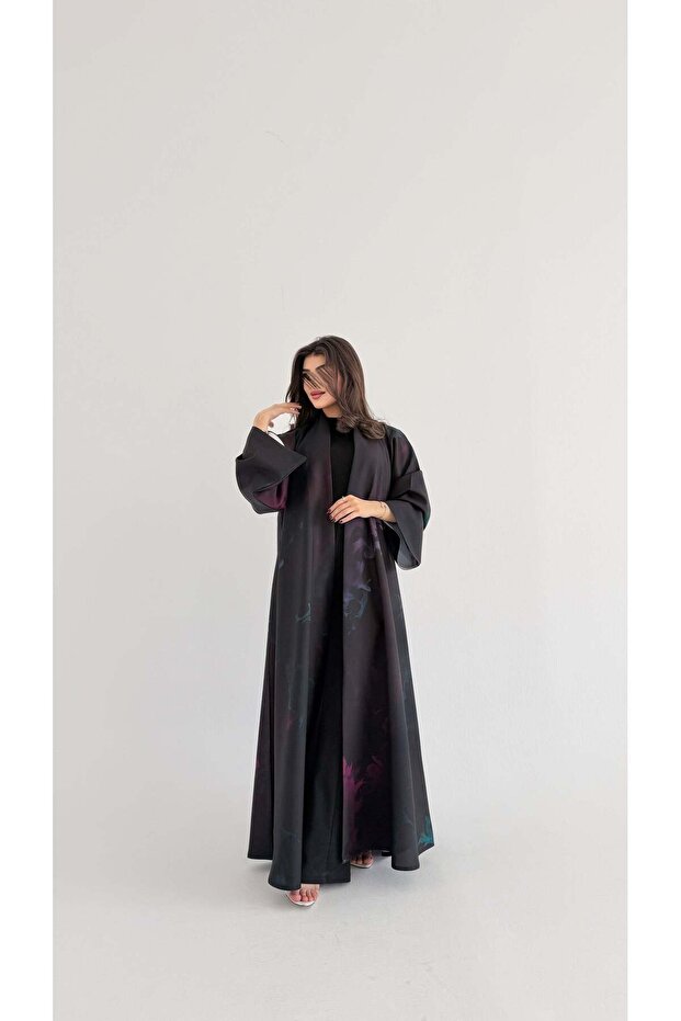 MWT1072 - عباية طباعة | Printed Abaya - 3