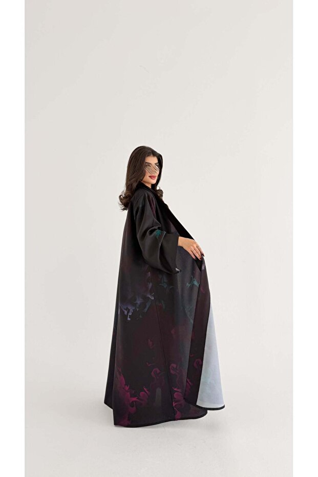 MWT1072 - عباية طباعة | Printed Abaya - 4